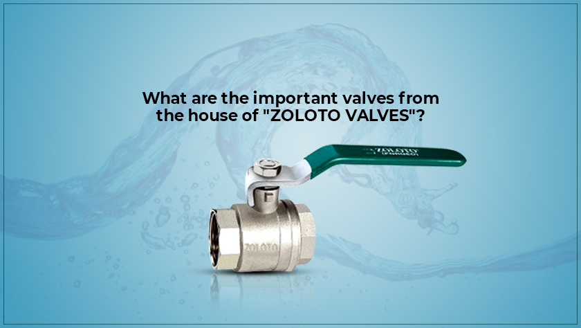 What are the important valves from the house of “Zoloto valves”?