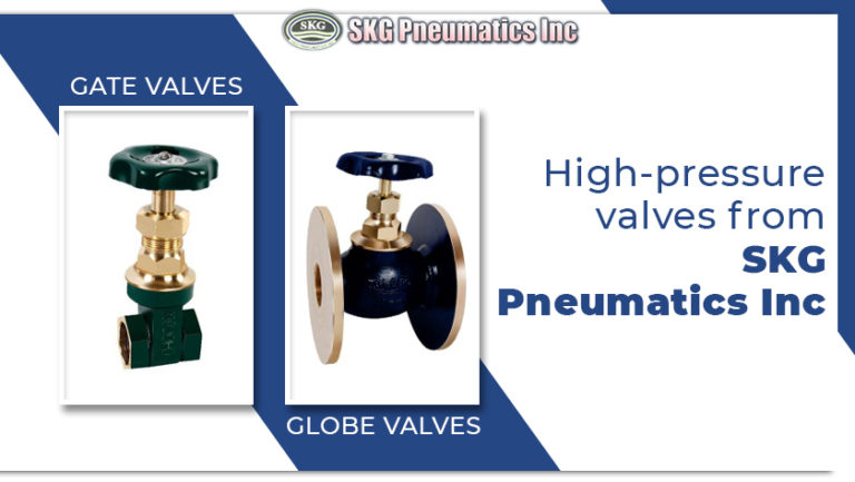 High-pressure valves from SKG Pneumatics Inc