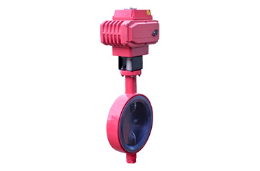 Motorized butterfly valve advance